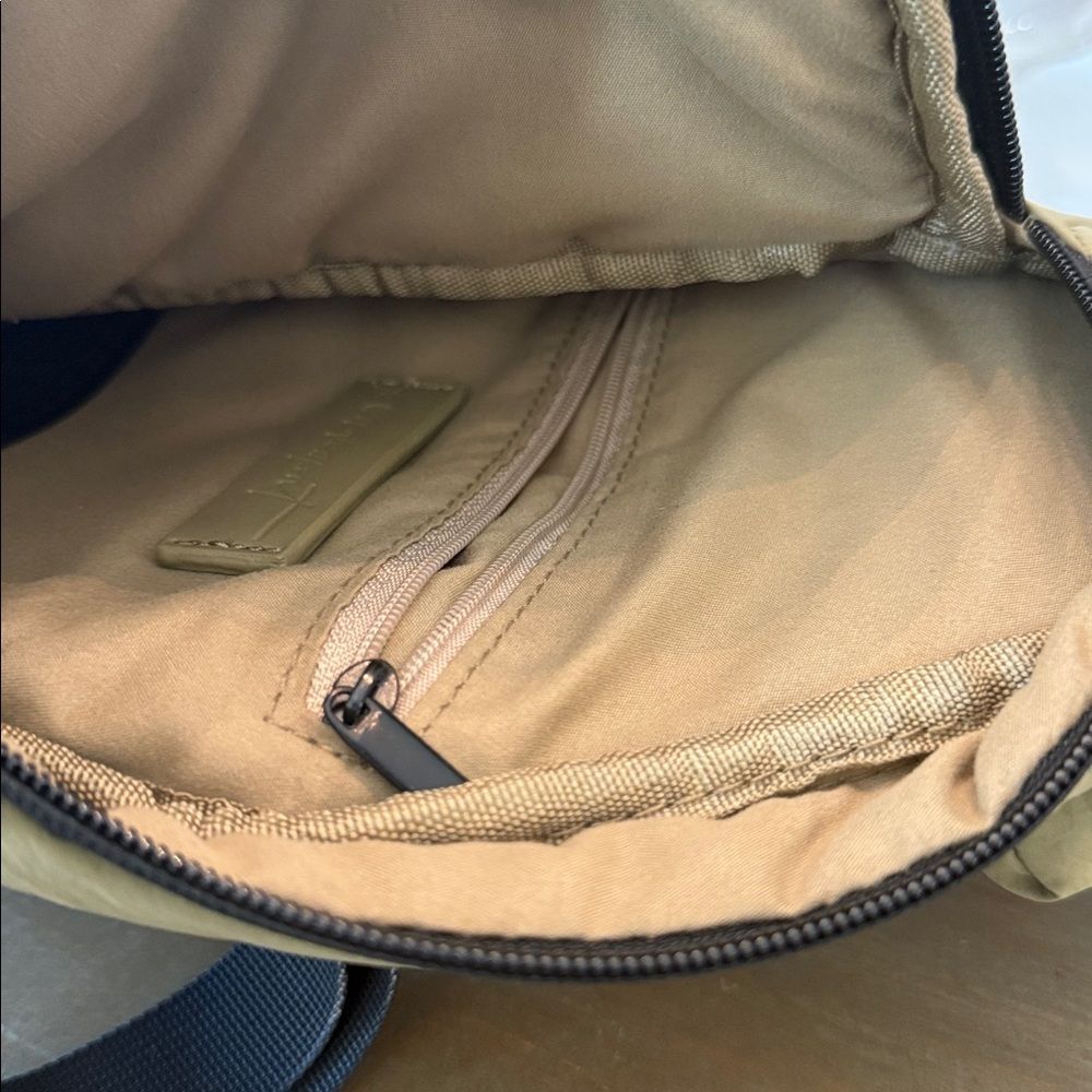Free People Renegade Women's Beige/Green Adjustable Pad-Strap Crossbody - Picture 4 of 4